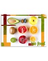 Modern painting for kitchen or dining room - Colourful fruits | FEEBY