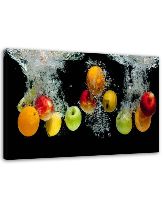 Stylish Canvas paintings for dining room or kitchen - Fresh fruit in water | FEEBY
