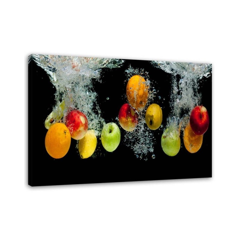 Stylish Canvas paintings for dining room or kitchen - Fresh fruit in water | FEEBY