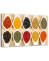 Wall art Canvas for kitchen restaurant - Colourful Spices. Dress your walls! | FEEBY