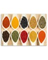 Wall art Canvas for kitchen restaurant - Colourful Spices. Dress your walls! | FEEBY