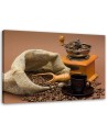 Decorative Canvas painting for the kitchen - Grinder and coffee beans | FEEBY
