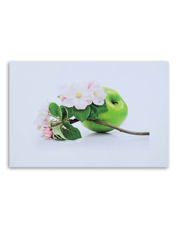Wall art painting - Green apple and fruit tree cbranh | FEEBY