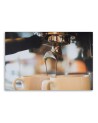 Pictures on Canvas for the kitchen - Fresh coffee from the coffee machine | FEEBY