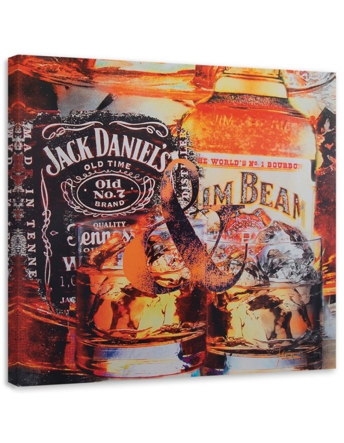 Wall art painting for bar or pub - Whisky Jack | FEEBY