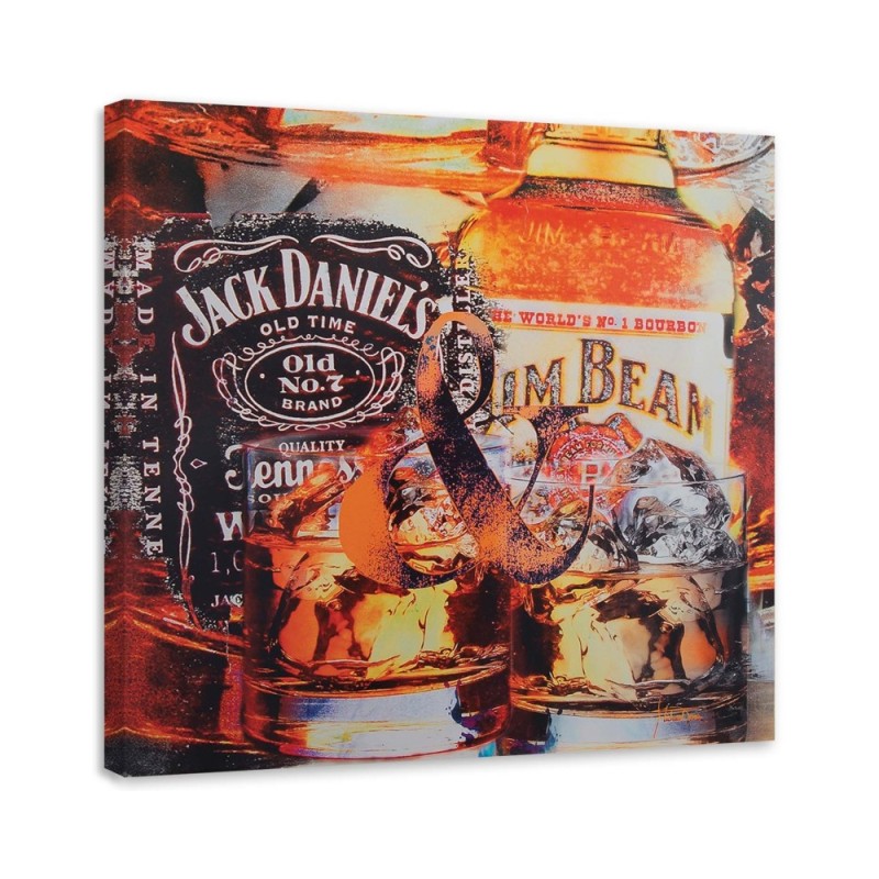 Wall art painting for bar or pub - Whisky Jack | FEEBY
