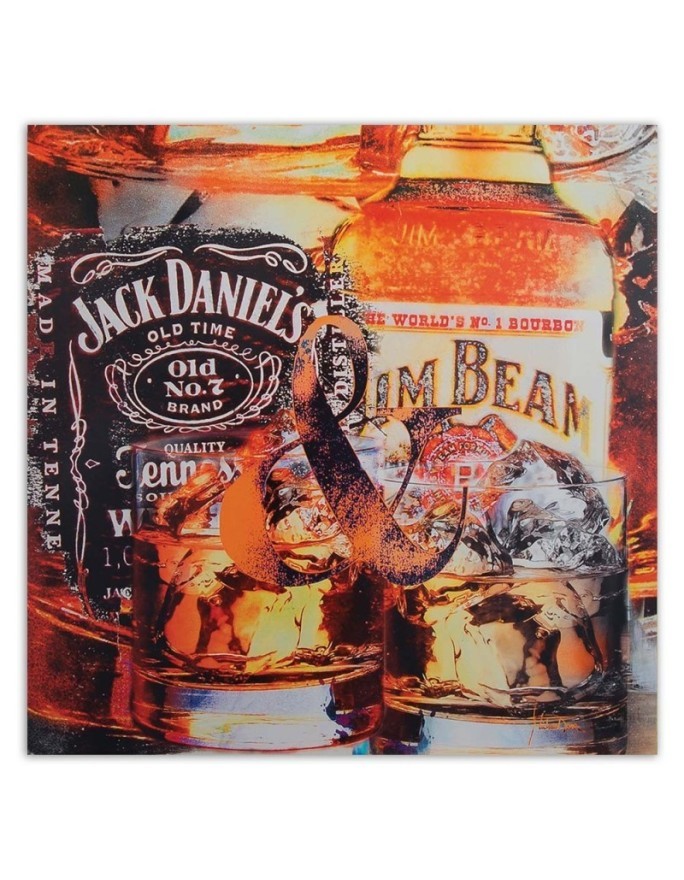 Wall art painting for bar or pub - Whisky Jack | FEEBY