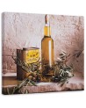 Modern Canvas paintings for the kitchen - Olive oil on the table | FEEBY