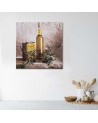 Modern Canvas paintings for the kitchen - Olive oil on the table | FEEBY