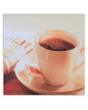 Stylish Canvas paintings for the kitchen - Coffee in a white cup | FEEBY