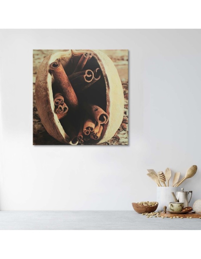 Canvas prints idea for kitchen - Vanilla sticks in walnut | FEEBY