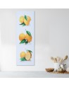 Canvas prints for kitchen print - Yellow lemons | FEEBY