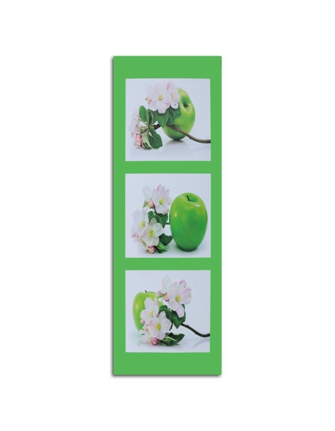 Canvas prints for restaurant wall - Green apple and flowers | FEEBY