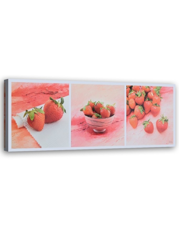 Pictures on Canvas for restaurant - Red strawberries | FEEBY