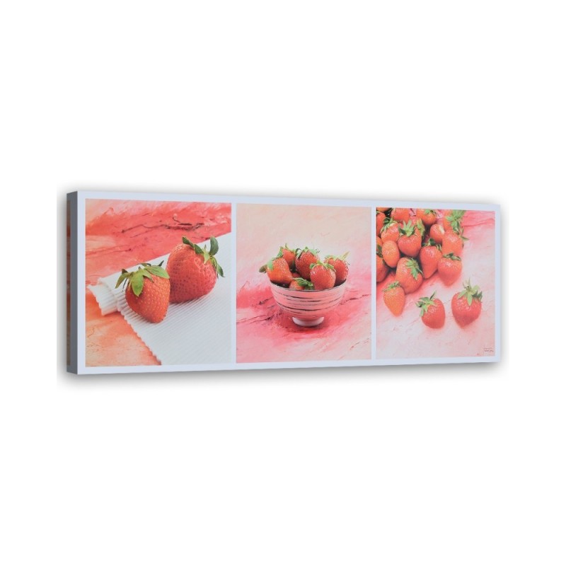 Pictures on Canvas for restaurant - Red strawberries | FEEBY