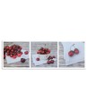 Decorative Canvas prints for kitchen - Juicy cherries | FEEBY