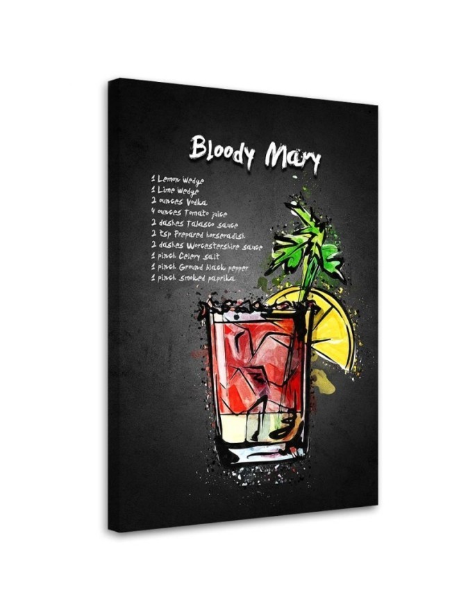 Canvas prints for bar or pub - Bloody mary Gab Fernando cocktail | FEEBY