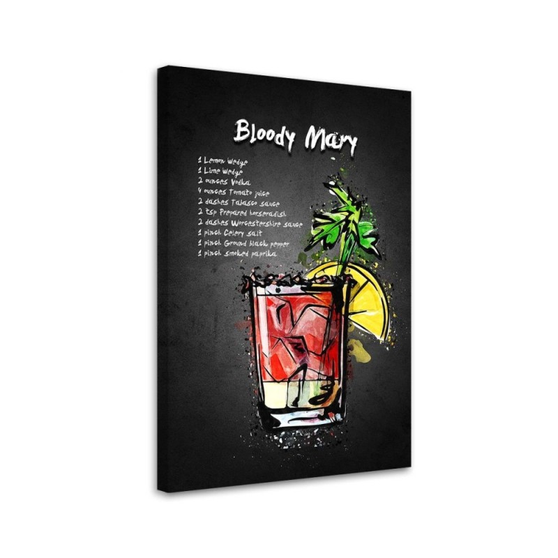 Canvas prints for bar or pub - Bloody mary Gab Fernando cocktail | FEEBY