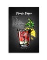 Canvas prints for bar or pub - Bloody mary Gab Fernando cocktail | FEEBY