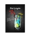 Canvas prints for bar or pub - Blue lagoon cocktail Gab Fernando | FEEBY