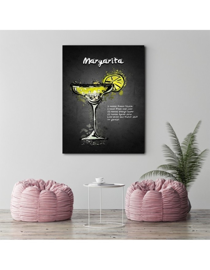 Canvas prints for bar or pub - margarita cocktail Gab Fernando | FEEBY