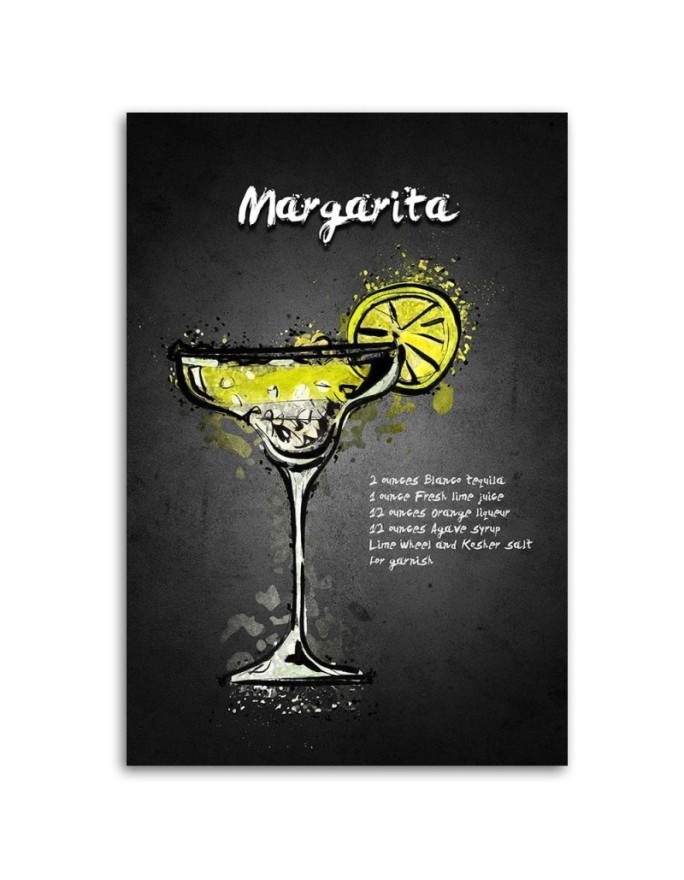 Canvas prints for bar or pub - margarita cocktail Gab Fernando | FEEBY