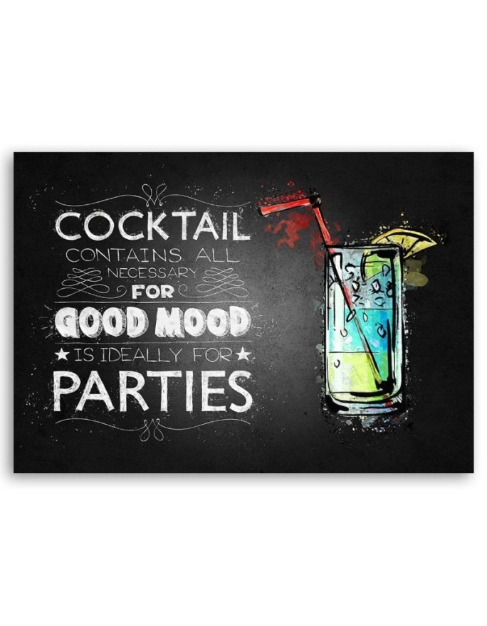 Pictures wall art for a bar or pub - Drink blue lagoon Gab Fernando | FEEBY