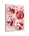 Canvas prints for the kitchen - Red pomegranate fruit Svetrinka.art | FEEBY