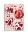 Canvas prints for the kitchen - Red pomegranate fruit Svetrinka.art | FEEBY