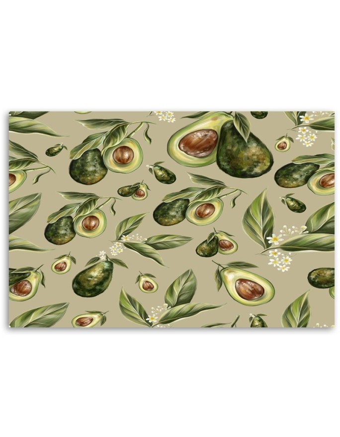 Modern Canvas paintings for the kitchen - Avocado fruit halves | FEEBY
