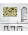 Modern Canvas paintings for the kitchen - Avocado fruit halves | FEEBY