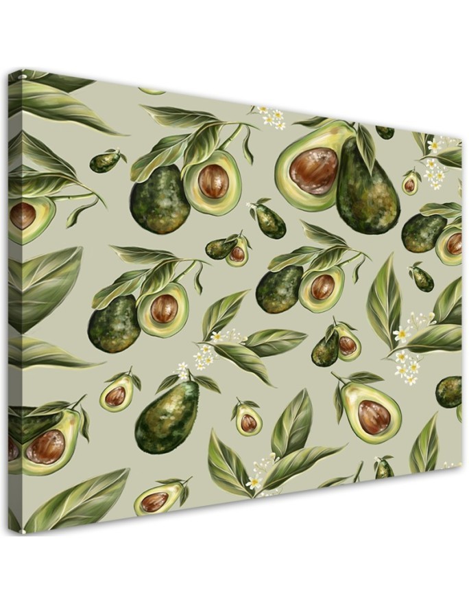 Stylish Canvas paintings for the kitchen or dining room - Avocado fruit | FEEBY