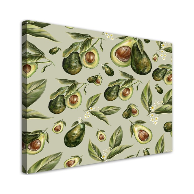 Stylish Canvas paintings for the kitchen or dining room - Avocado fruit | FEEBY