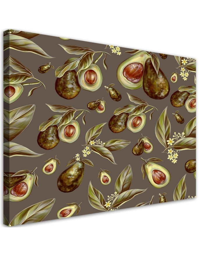 Canvas paintings for the kitchen or dining room - Avocado fruit | FEEBY