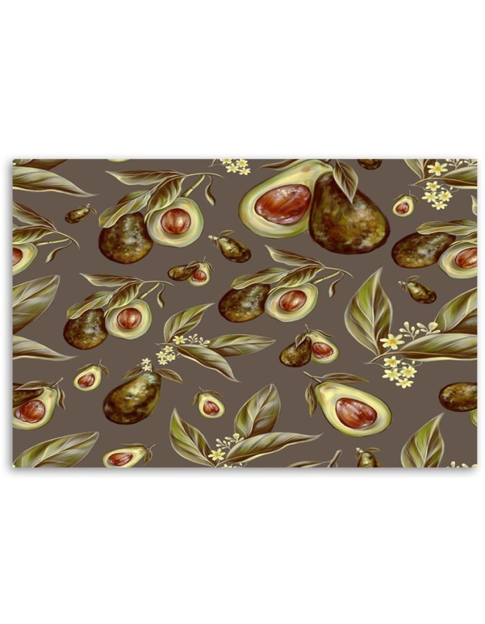 Canvas paintings for the kitchen or dining room - Avocado fruit | FEEBY
