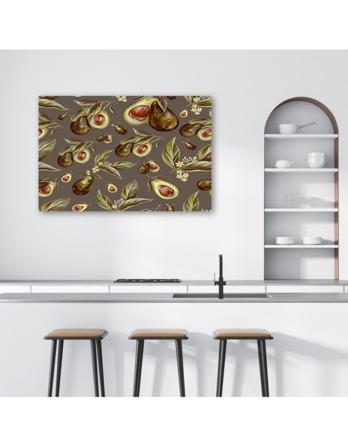 Canvas paintings for the kitchen or dining room - Avocado fruit | FEEBY