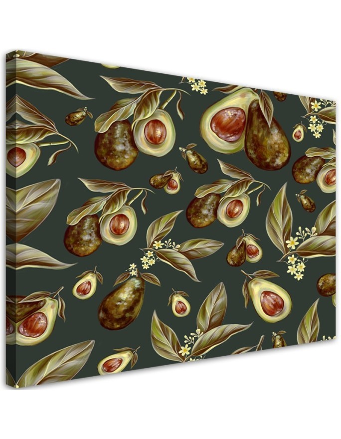 Stylish Canvas paintings for kitchen or dining room - Avocado fruit | FEEBY