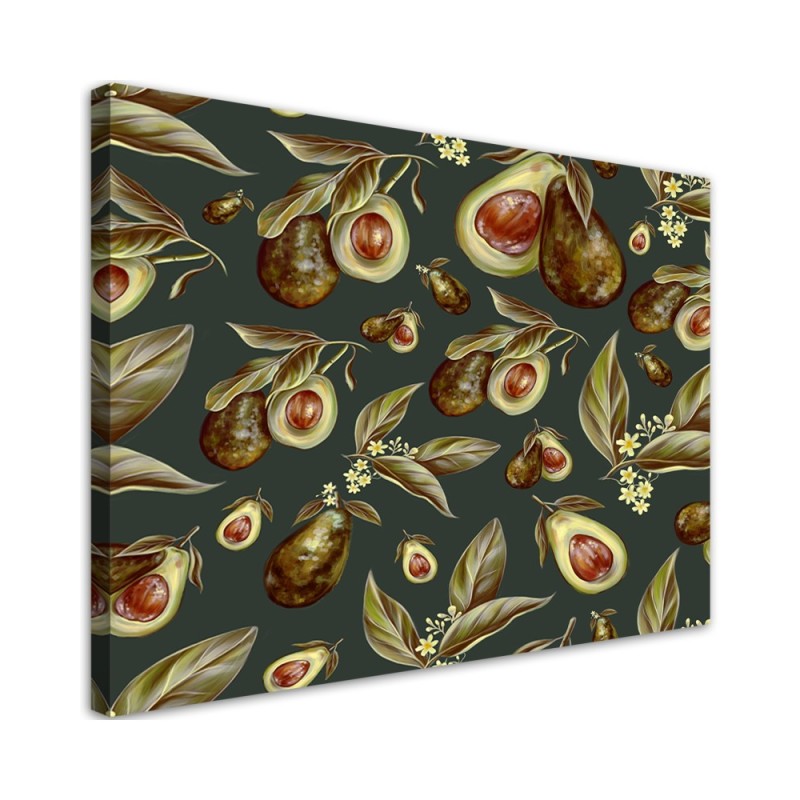 Stylish Canvas paintings for kitchen or dining room - Avocado fruit | FEEBY