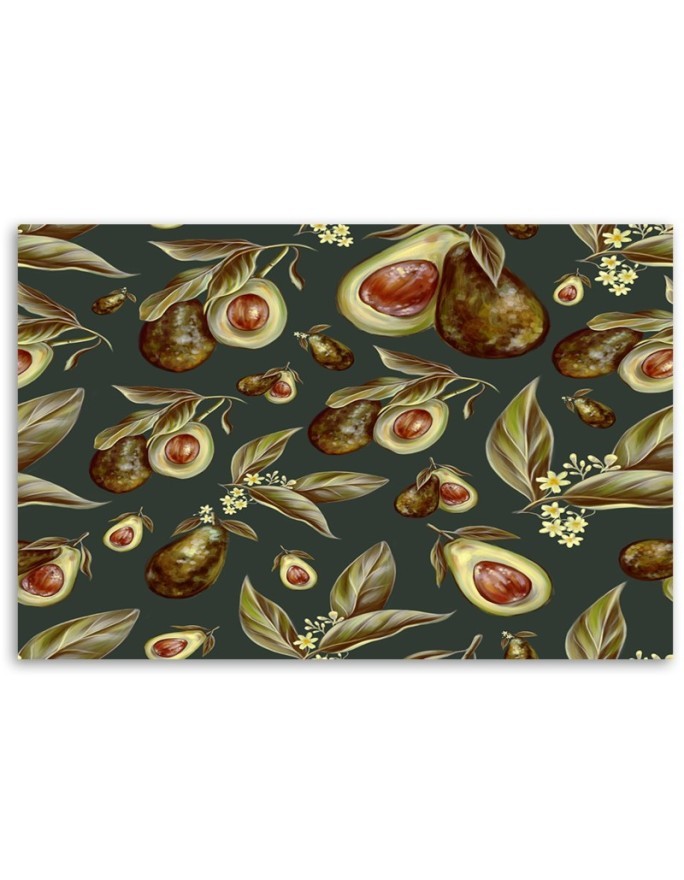 Stylish Canvas paintings for kitchen or dining room - Avocado fruit | FEEBY