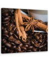 Stylish Canvas paintings for kitchen or dining room - Star anise and coffee | FEEBY