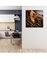 Stylish Canvas paintings for kitchen or dining room - Star anise and coffee | FEEBY