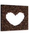Canvas prints for coffee shop - Coffee heart | FEEBY