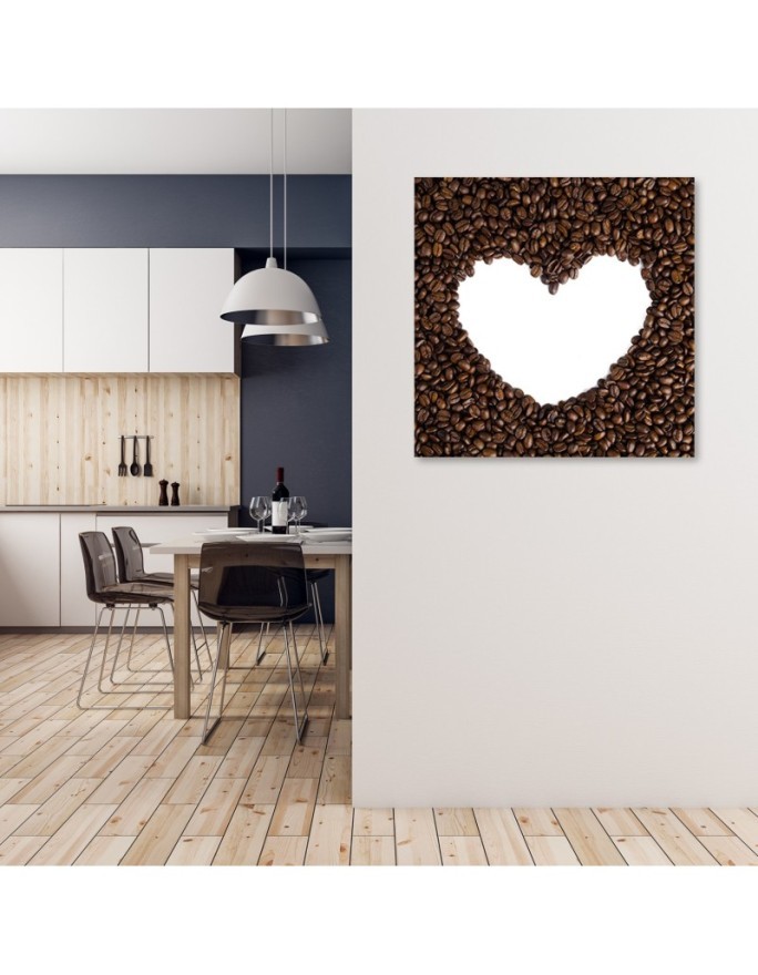 Canvas prints for coffee shop - Coffee heart | FEEBY