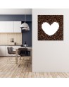 Canvas prints for coffee shop - Coffee heart | FEEBY