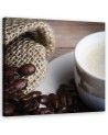 Canvas prints for the home - Coffee bean and cup | FEEBY