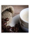 Canvas prints for the home - Coffee bean and cup | FEEBY