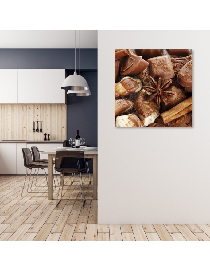 Coffee shop wall art painting - Chocolate with aniseed | FEEBY