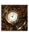 Canvas painting - Watch and coffee beans | FEEBY