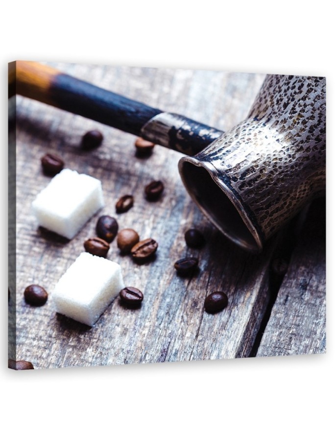 Canvas prints for kitchen modern - Coffee mug and sugar | FEEBY
