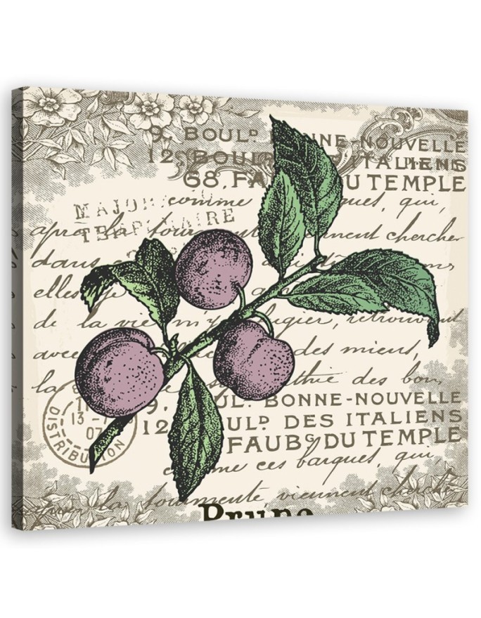 Canvas print modern - Plum vintage | FEEBY